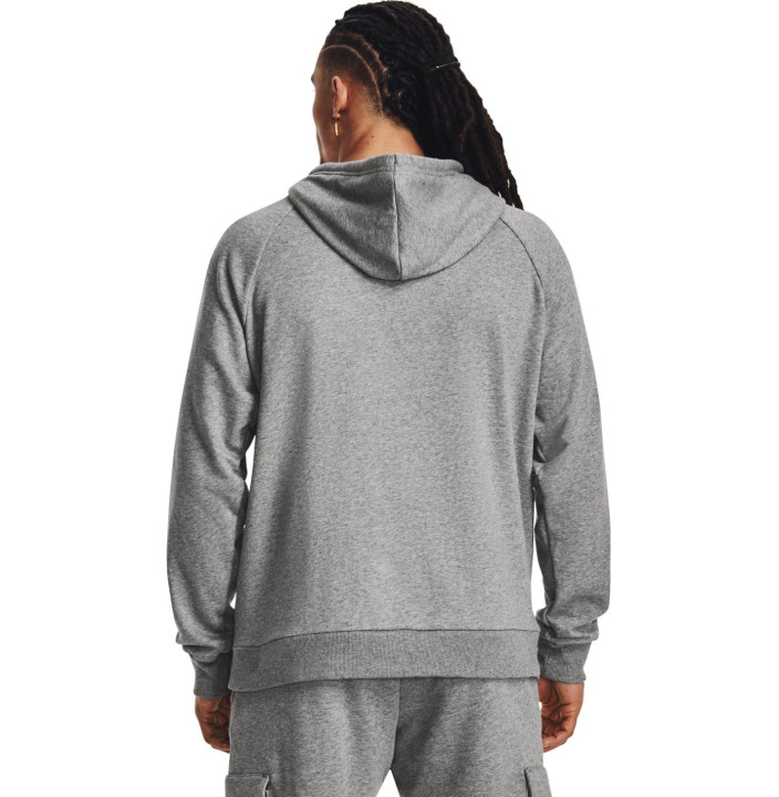 UA RIVAL FLEECE HOODIE-BLK