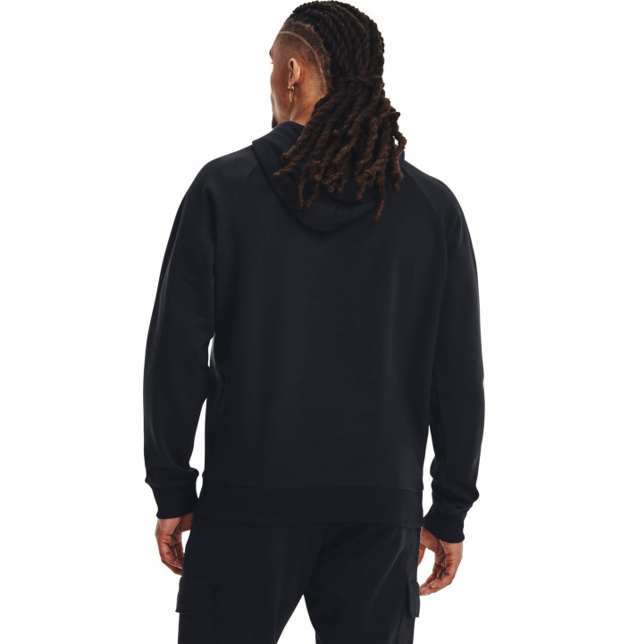 UA RIVAL FLEECE HOODIE-BLK