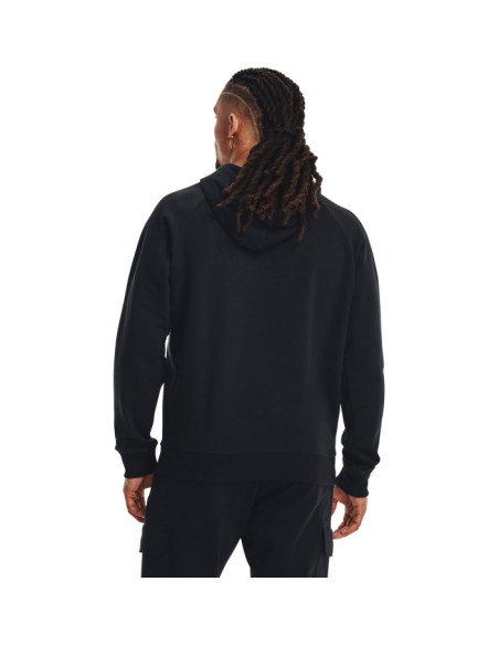UA RIVAL FLEECE HOODIE-BLK