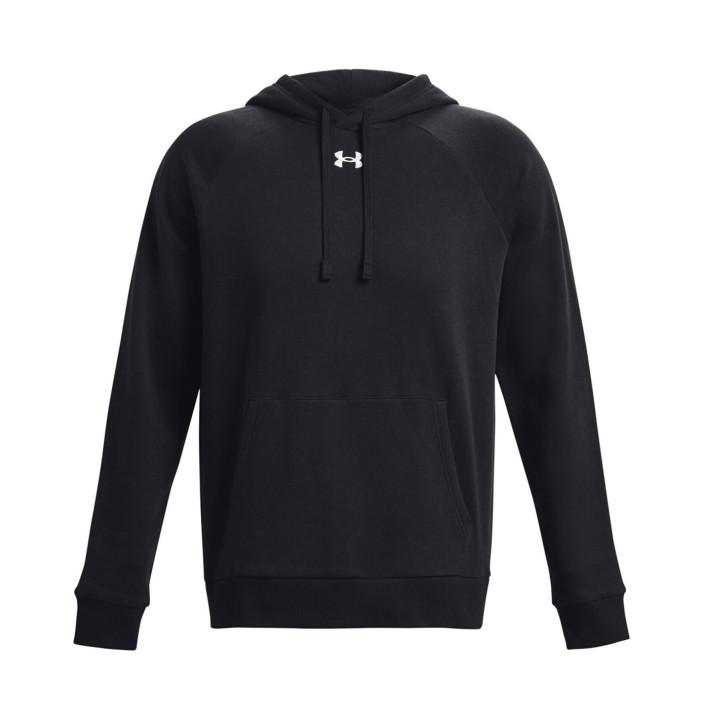 UA RIVAL FLEECE HOODIE-BLK