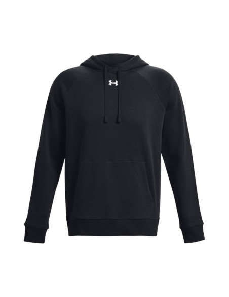 UA RIVAL FLEECE HOODIE-BLK