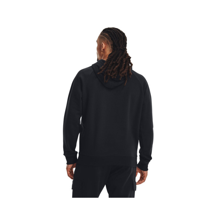 UA RIVAL FLEECE HOODIE-BLK