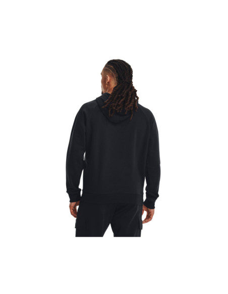 UA RIVAL FLEECE HOODIE-BLK