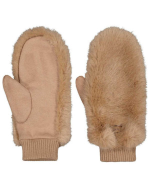Fur Mitts light brown one size