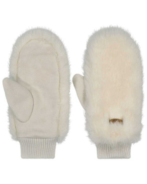 Fur Mitts light brown one size