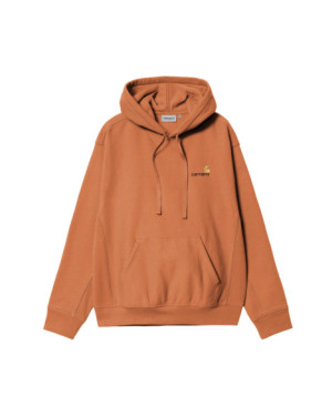HOODED AMERICAN SCRIPT SWEAT