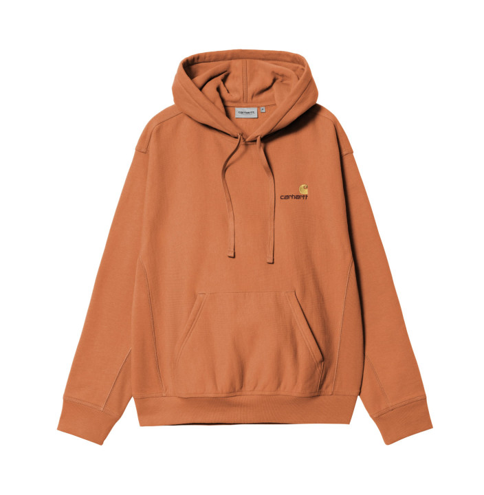 HOODED AMERICAN SCRIPT SWEAT