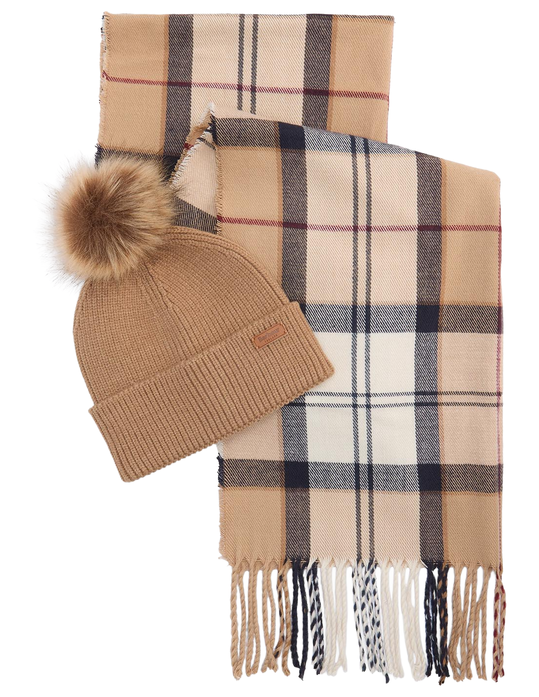 BARBOUR DOVER BEANIE & HAILES SCARF GIFT SET