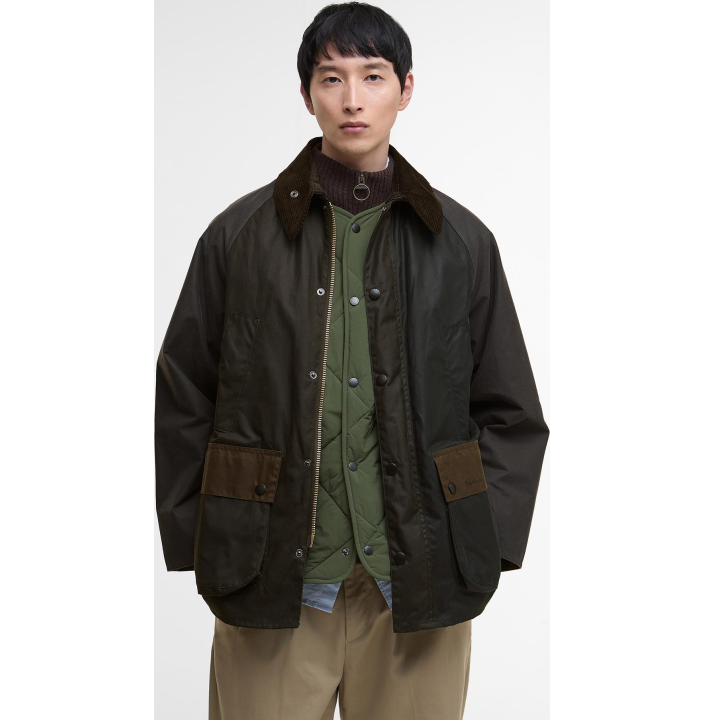 BARBOUR PATCHWORK OS BEDALE WAX JACKET