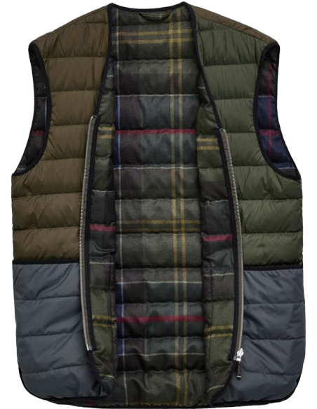 BARBOUR REVERSIBLE DOWN FILLED LINER
