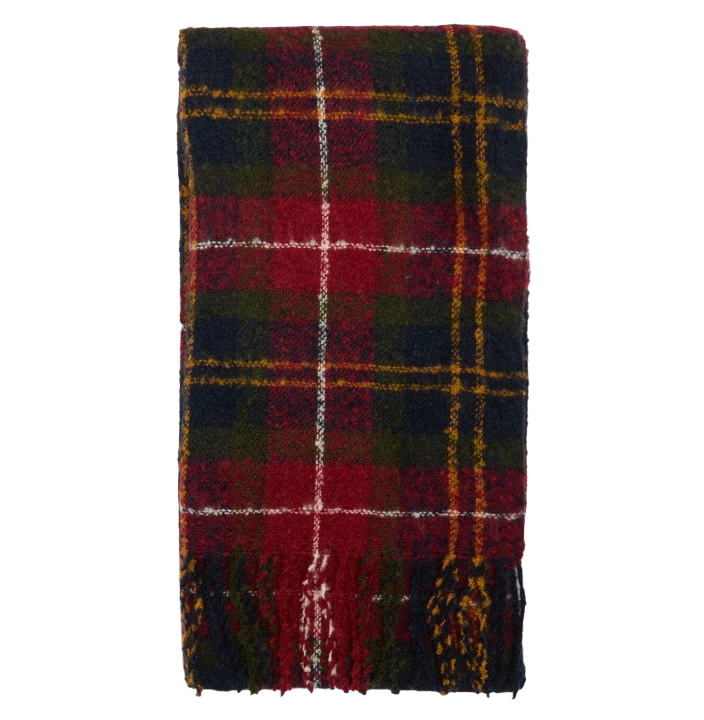 BARBOUR SALTBURN BEANIE & TARTAN SCARF GIFT SET