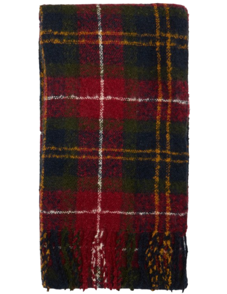 BARBOUR SALTBURN BEANIE & TARTAN SCARF GIFT SET