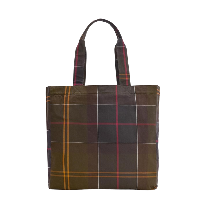 BARBOUR TELFIELD TARTAN TOTE BAG 