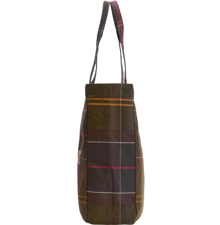 BARBOUR TELFIELD TARTAN TOTE BAG 