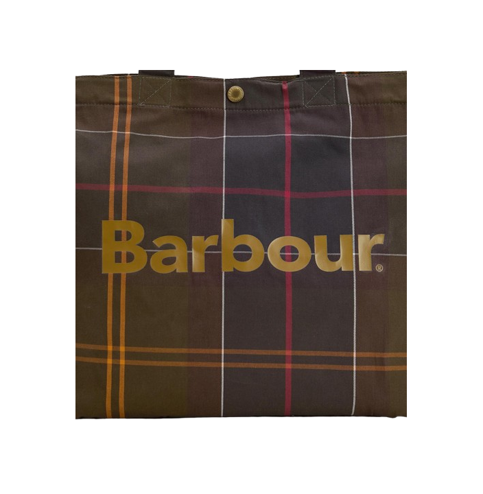 BARBOUR TELFIELD TARTAN TOTE BAG 