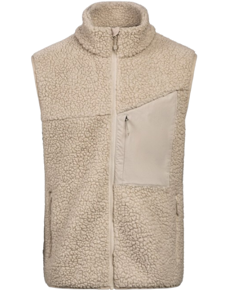 SOFT WOOL PILE VEST