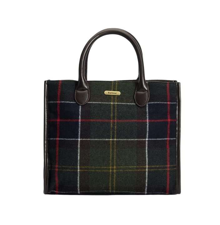 BARBOUR BARRHILL TARTAN TOTE BAG