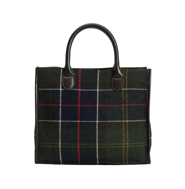 BARBOUR BARRHILL TARTAN TOTE BAG