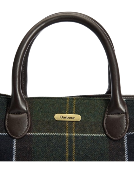 BARBOUR BARRHILL TARTAN TOTE BAG