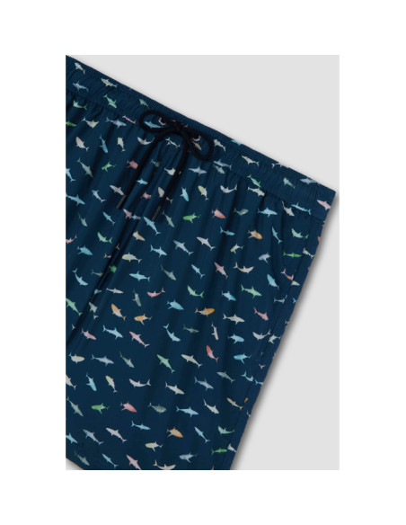 PORTOFINO SWIM SHORTS  RAINBOW SHARKS PATTERN