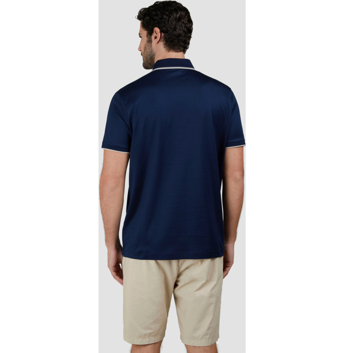 DOUBLE MERCERISED JERSEY COTTON POLO SHIRT