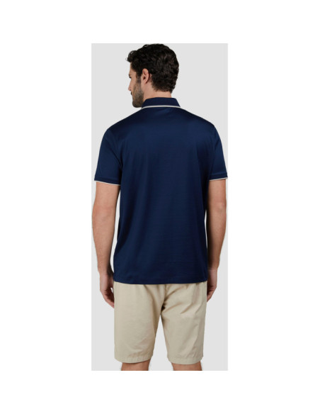 DOUBLE MERCERISED JERSEY COTTON POLO SHIRT