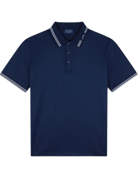 DOUBLE MERCERISED COTTON JERSEY POLO SHIRT