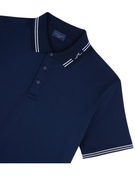 DOUBLE MERCERISED COTTON JERSEY POLO SHIRT