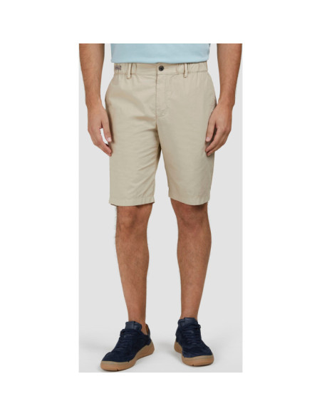 ULTRA-LIGHT POPLIN GARMENT DYED BERMUDA SHORTS