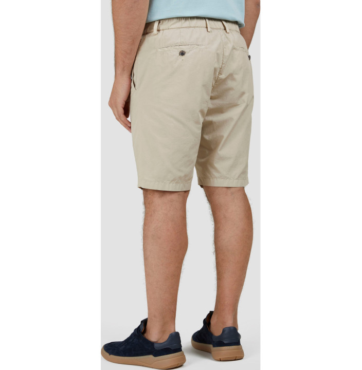 ULTRA-LIGHT POPLIN GARMENT DYED BERMUDA SHORTS