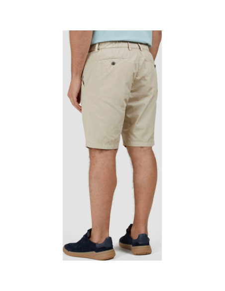 ULTRA-LIGHT POPLIN GARMENT DYED BERMUDA SHORTS