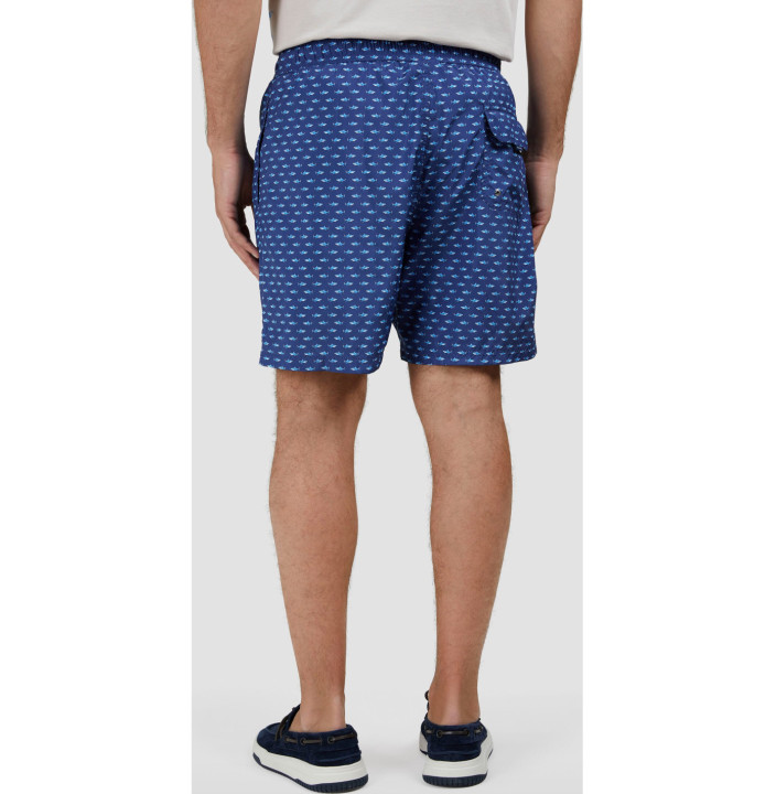 PORTOFINO SWIM SHORTS MICRO SHARK PATTERN