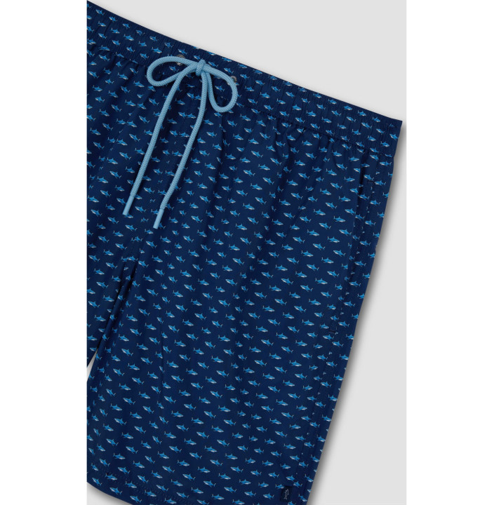 PORTOFINO SWIM SHORTS MICRO SHARK PATTERN