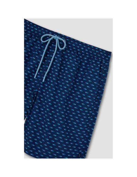PORTOFINO SWIM SHORTS MICRO SHARK PATTERN