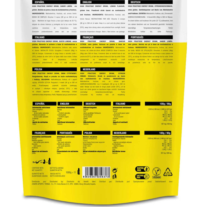 HIGH FRUCTOSE ENERGY DRINK 1 KG