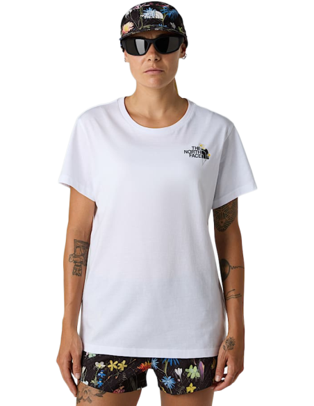 W ALPINE FLOWER RELAXED SS TEE
