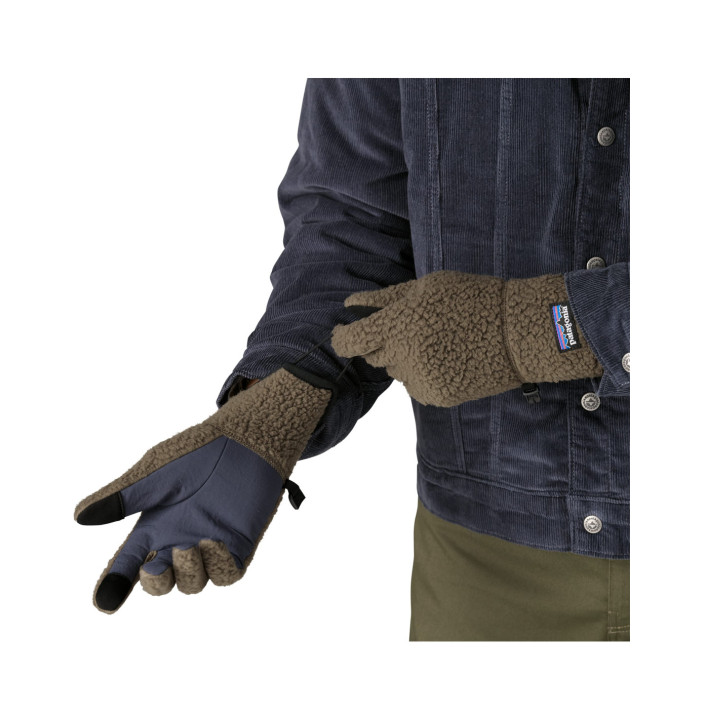 Retro Pile Gloves