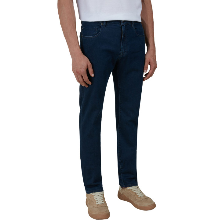 GIZA COTTON STRETCH DENIM JEANS