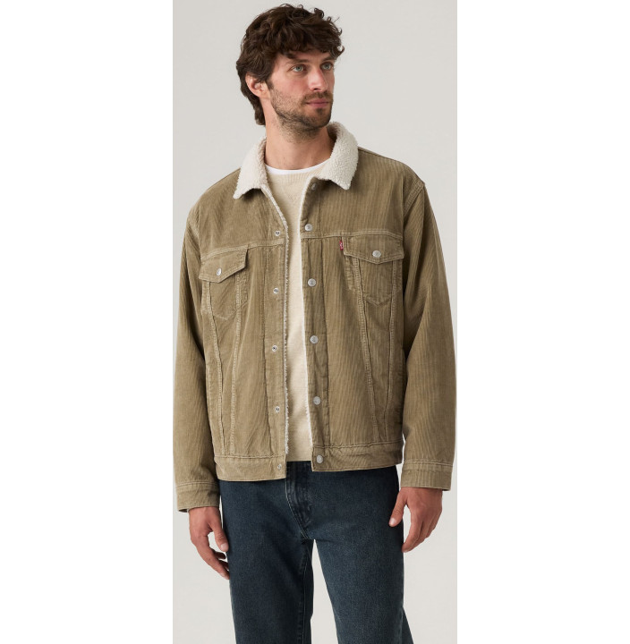 RELAXED FIT SHERPA TRKR TIMBER WOLF