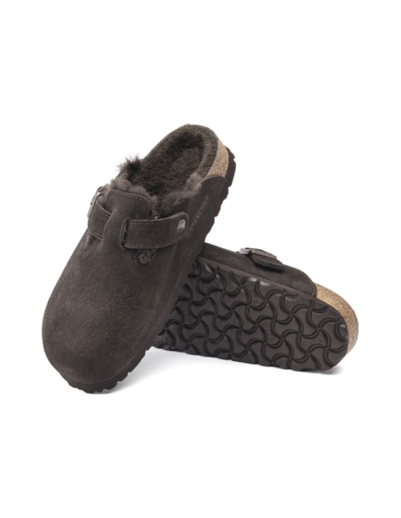 BOSTON SHEARLING SUEDE LEATHERFUR