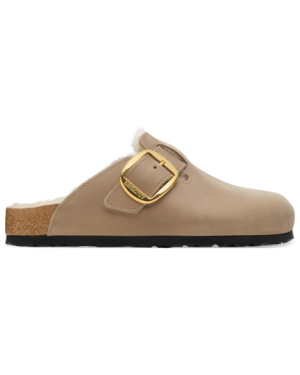 BOSTON BIG BUCKLE SHEARLING NATURAL LEATHER OILED