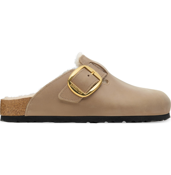 BOSTON BIG BUCKLE SHEARLING NATURAL LEATHER OILED