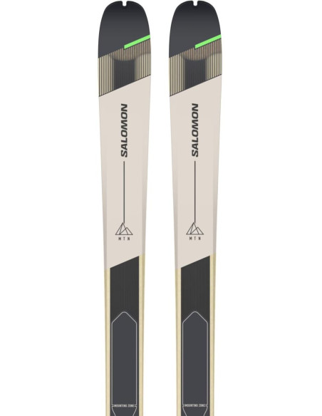 SKI SET T MTN 86 CARBON + SKINS RAIN 172