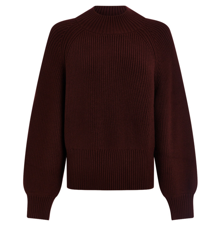MARTINA HIGH NECK RIB KNIT