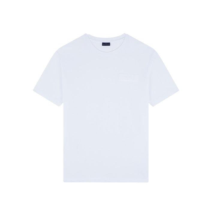 EMBROIDERED SHARK COTTON JERSEY T-SHIRT