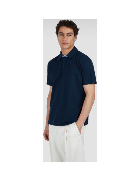 RIVIERA LINEN DETAILS XSOFT COTTON PIQUÉ POLO SHIRT
