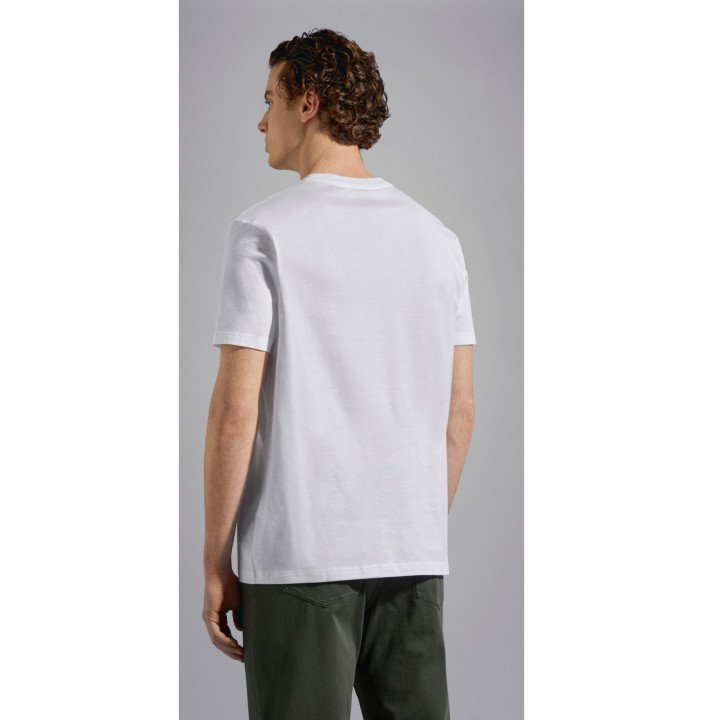 SHARK BADGE COTTON JERSEY T-SHIRT