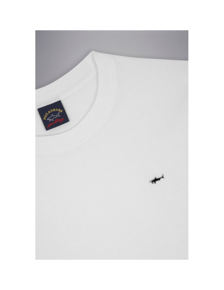 SHARK BADGE COTTON JERSEY T-SHIRT