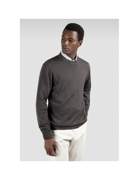 PULL RAS DU COU EN LAINE