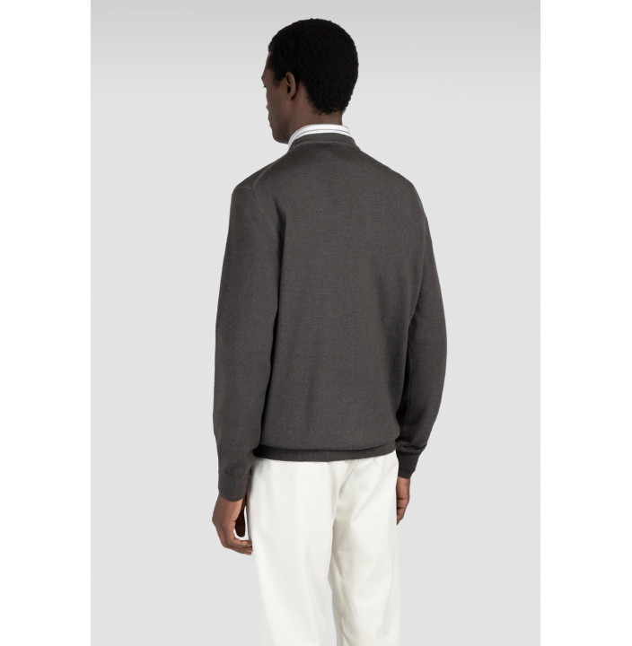 PULL RAS DU COU EN LAINE